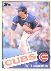 1985 Topps Baseball Cards      616     Scott Sanderson